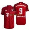 Original Fußballtrikot FC Bayern München Robert Lewandowski 9 Heimtrikot 2021-22 Für Herren